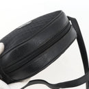 GUCCI Shoulder Bag Canvas Leather Black Gold 007 115 0175 Auth 173582-6