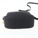 GUCCI Shoulder Bag Canvas Leather Black Gold 007 115 0175 Auth 173582-5
