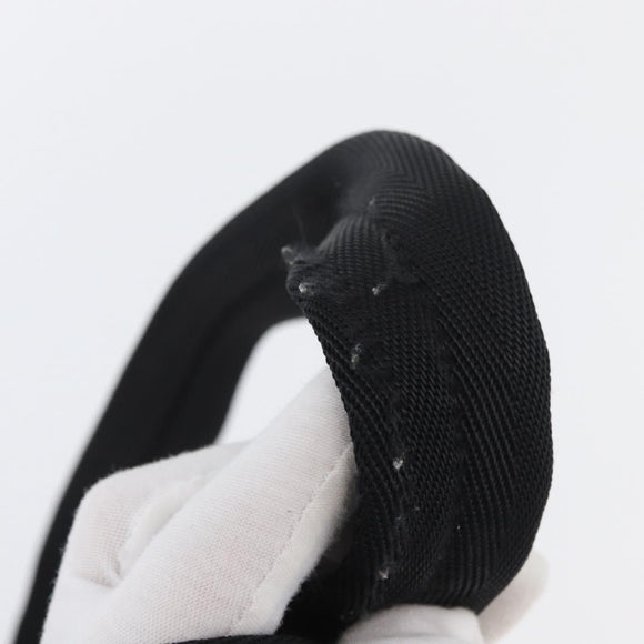 PRADA Backpack Nylon Black Silver Auth 173583