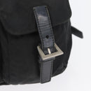 PRADA Backpack Nylon Black Silver Auth 173583-25