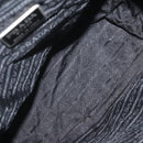 PRADA Backpack Nylon Black Silver Auth 173583-10