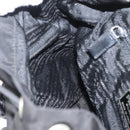 PRADA Backpack Nylon Black Silver Auth 173583-29