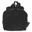 PRADA Backpack Nylon Black Silver Auth 173583-2