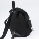 PRADA Backpack Nylon Black Silver Auth 173583-4