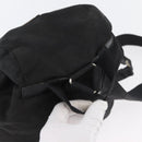 PRADA Backpack Nylon Black Silver Auth 173583-6