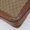 GUCCI Micro GG Supreme Shoulder Bag PVC Beige Gold 001 067 1281 Auth 173586-11