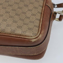 GUCCI Micro GG Supreme Shoulder Bag PVC Beige Gold 001 067 1281 Auth 173586-12
