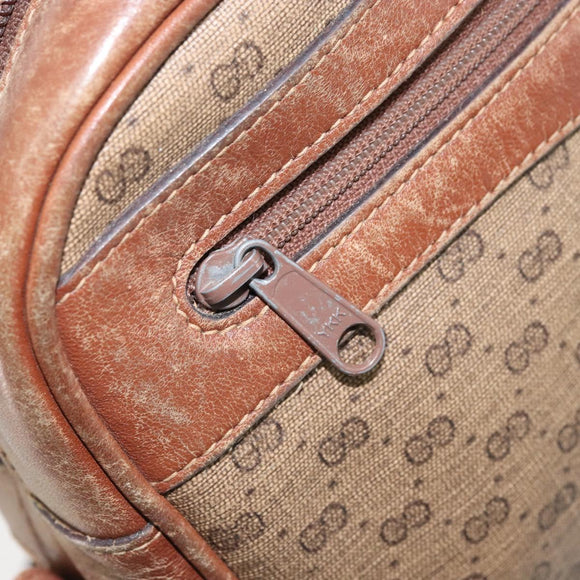 GUCCI Micro GG Supreme Shoulder Bag PVC Beige Gold 001 067 1281 Auth 173586