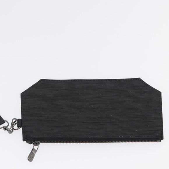LOUIS VUITTON Epi Sac Depaule GM Shoulder Bag Black M80155 LV Auth 173587