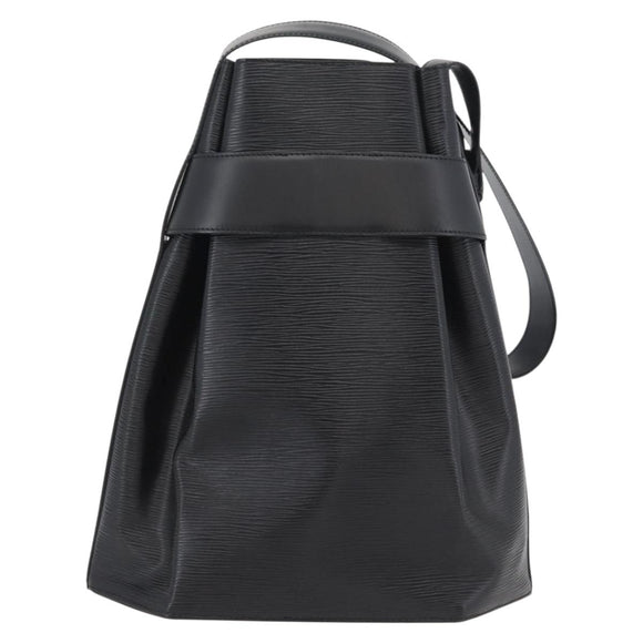LOUIS VUITTON Epi Sac Depaule GM Shoulder Bag Black M80155 LV Auth 173587
