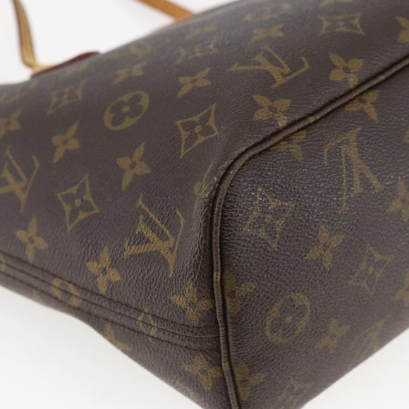 LOUIS VUITTON Monogram Neverfull PM Tote Bag M40155 LV Auth 173588A