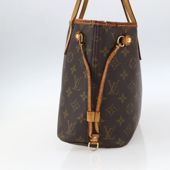LOUIS VUITTON Monogram Neverfull PM Tote Bag M40155 LV Auth 173588A