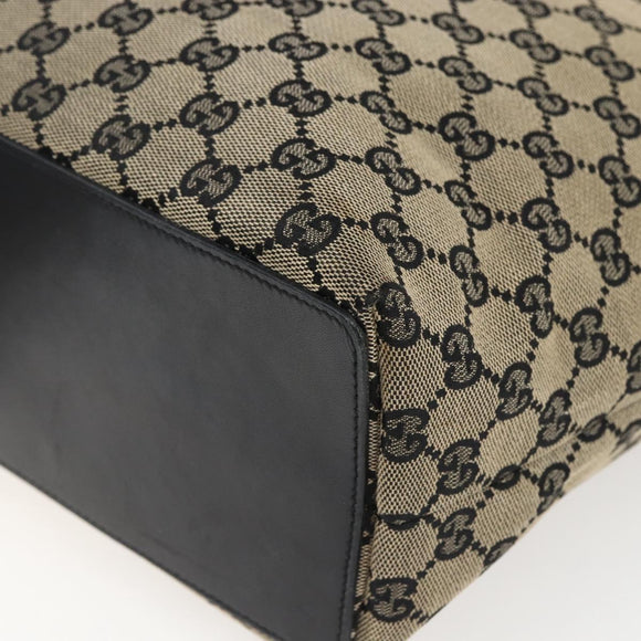 GUCCI GG Canvas Tote Bag Beige Gold 002 1098 Auth 173589