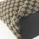 GUCCI GG Canvas Tote Bag Beige Gold 002 1098 Auth 173589-14