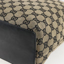 GUCCI GG Canvas Tote Bag Beige Gold 002 1098 Auth 173589-15