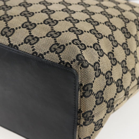 GUCCI GG Canvas Tote Bag Beige Gold 002 1098 Auth 173589