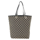 GUCCI GG Canvas Tote Bag Beige Gold 002 1098 Auth 173589-2