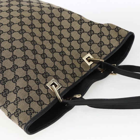 GUCCI GG Canvas Tote Bag Beige Gold 002 1098 Auth 173589