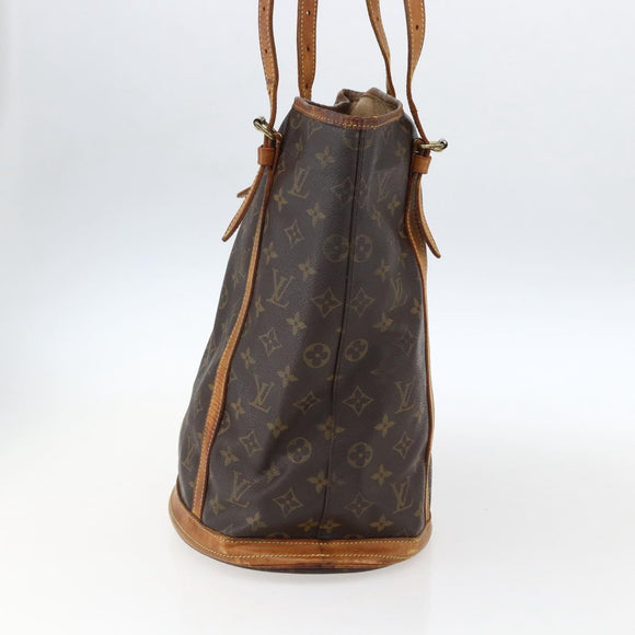 LOUIS VUITTON Monogram Bucket GM Shoulder Bag M42236 LV Auth 173591