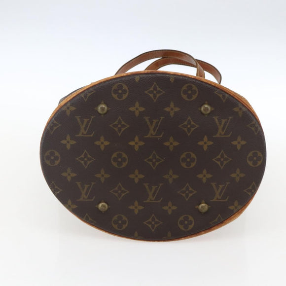 LOUIS VUITTON Monogram Bucket GM Shoulder Bag M42236 LV Auth 173591