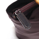 GUCCI Bamboo Hand Bag Canvas Purple Silver 000 3754 0508 Auth 173593-10