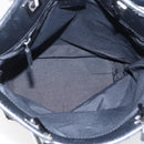 GUCCI GG Canvas Tote Bag Black Silver 31244 Auth 173595-15