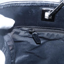 GUCCI GG Canvas Tote Bag Black Silver 31244 Auth 173595-18