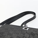 GUCCI GG Canvas Tote Bag Black Silver 31244 Auth 173595-8