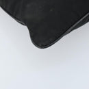 PRADA Shoulder Bag Nylon Black Silver Auth 173604-14