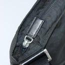 PRADA Shoulder Bag Nylon Black Silver Auth 173604-10