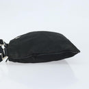 PRADA Shoulder Bag Nylon Black Silver Auth 173604-4