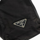 PRADA Tragetasche Nylon Leder Schwarz Auth 173605-17