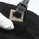 PRADA Tragetasche Nylon Leder Schwarz Auth 173605-10