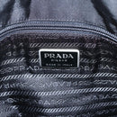 PRADA Tragetasche Nylon Leder Schwarz Auth 173605-18