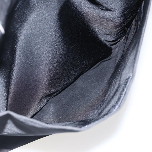 PRADA Tragetasche Nylon Leder Schwarz Auth 173605