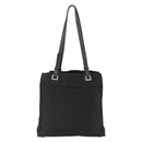 PRADA Tragetasche Nylon Leder Schwarz Auth 173605-2