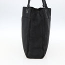 PRADA Tragetasche Nylon Leder Schwarz Auth 173605-4