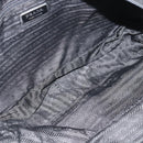 PRADA Handtas Nylon Zwart Zilver Auth 173607-11