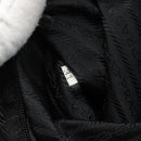 PRADA Handtas Nylon Zwart Zilver Auth 173607-12
