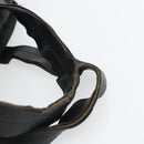 PRADA Handtas Nylon Zwart Zilver Auth 173607-8