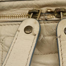 Chloe Tote Bag Leather Ivory Gold Auth 173609-16