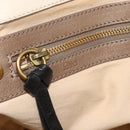Chloe Tote Bag Leather Ivory Gold Auth 173609-17