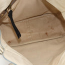 Chloe Tote Bag Leather Ivory Gold Auth 173609-18