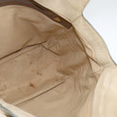 Chloe Tote Bag Leather Ivory Gold Auth 173609-19