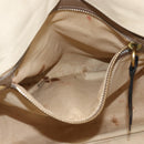 Chloe Tote Bag Leather Ivory Gold Auth 173609-21