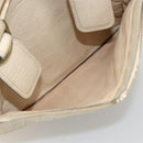 Chloe Tote Bag Leather Ivory Gold Auth 173609-22
