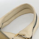 Chloe Tote Bag Leather Ivory Gold Auth 173609-8