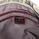 FENDI Zucca Canvas Tote Bag Brown Black Auth 173610-11