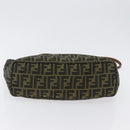 FENDI Zucca Canvas Tote Bag Brown Black Auth 173610-5