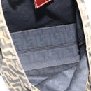 FENDI Zucca Canvas Tote Bag Brown Black Auth 173613-11
